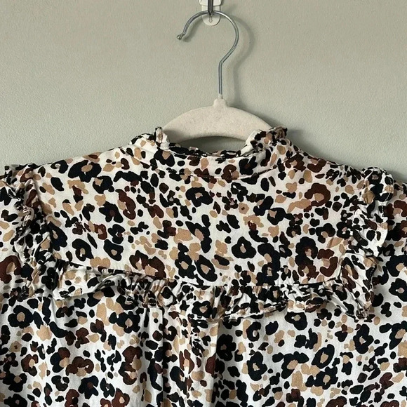 Anthropologie |  Maeve Katia Ruffled Buttondown - Picture 6 of 8